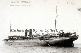 S.S. China Circa 1927